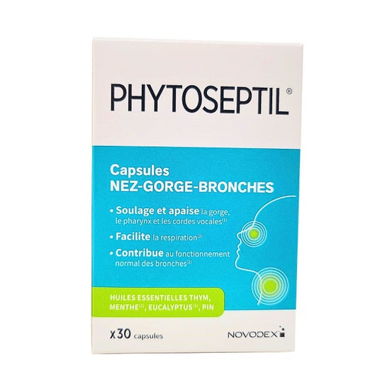 Novodex Phytoseptil Nez Gorge Bronches 30 Capsules