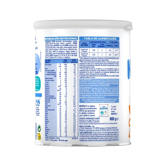 Nestlé Nativa™ 2 800g