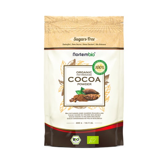 Nortembio Cacao Dégraissé Eco Poudre 400g