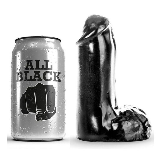 Gode réaliste tout noir 13cm 1pc