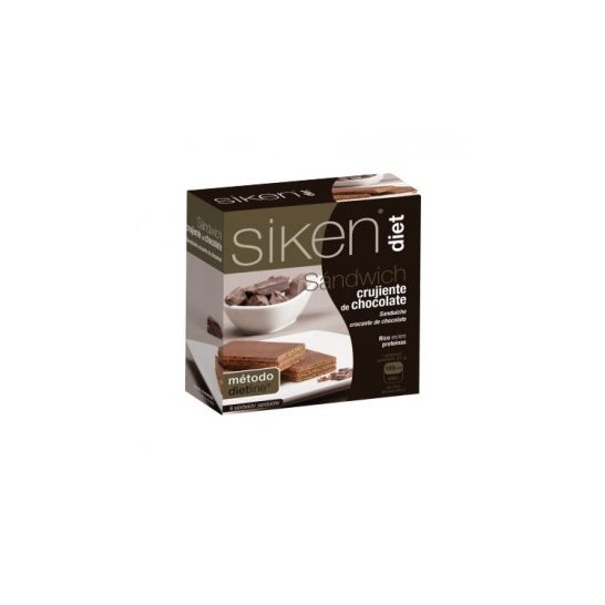Siken Diet Sandwich Diététique Au Chocolat 6 Unités