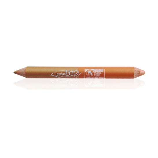 Purobio Duo Kajal Day Crayon Ombre à Paupières Gold Day 01 1ut