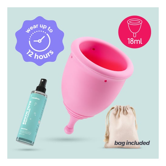 Crushious Set Coupes Menstruelles Minerva XS + Sac + Nettoyant