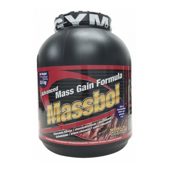 World Gym Massbol Protéine Chocolat 2,5 kg