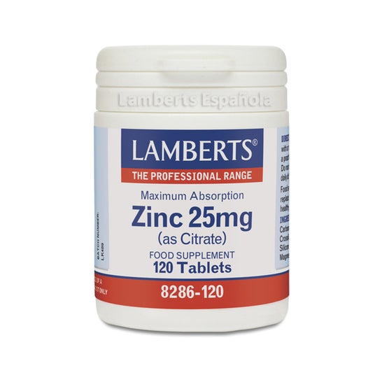 Lamberts Zinc 25 Mg 120 Comprimés
