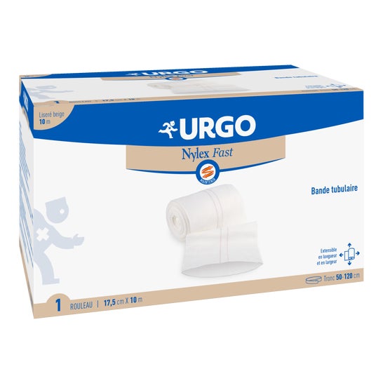 Urgo Nylex Fast Bande Tubulaire Extensible Beige 17,5cm x 10m