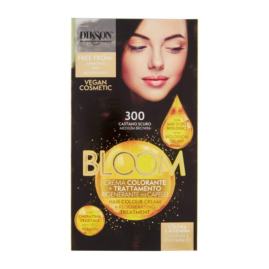 Dikson Bloom Crème colorante 300 brun foncé 60ml