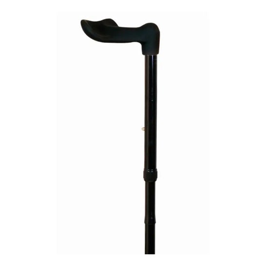García 1880 Canne pliante noire anatomique main gauche 1 ud