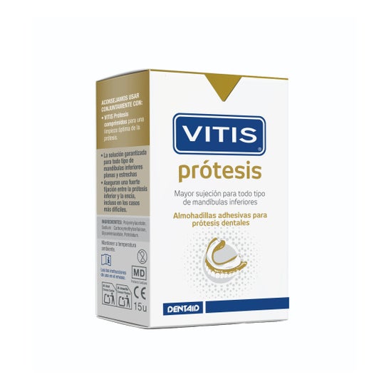 Vitis Prothèses Coussinets Adhésifs 15 unités