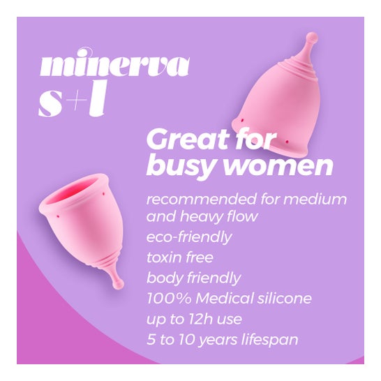 Crushious Set Coupes Menstruelles Minerva S+L avec Sac 2uts