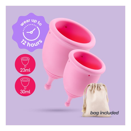 Crushious Set Coupes Menstruelles Minerva S+L avec Sac 2uts