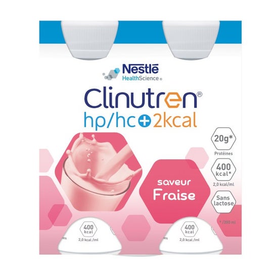 Clinical Nutrition Clinutren Hp/Hc+ Fraise 200ml