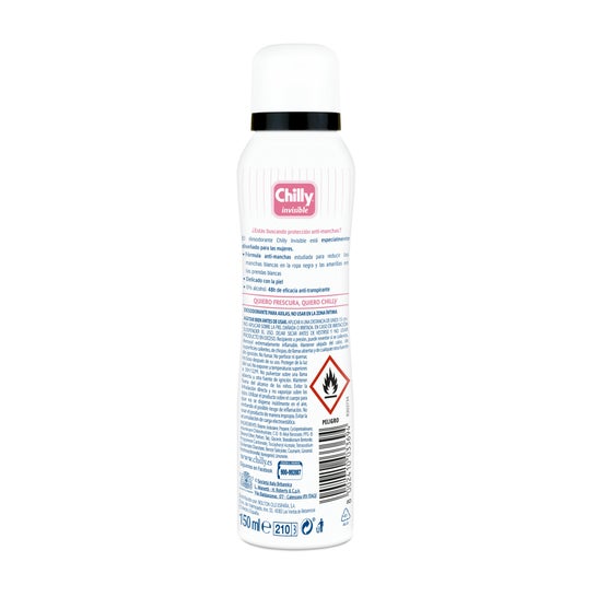 Désodorisant en vaporisateur Chilly Invisible 150ml
