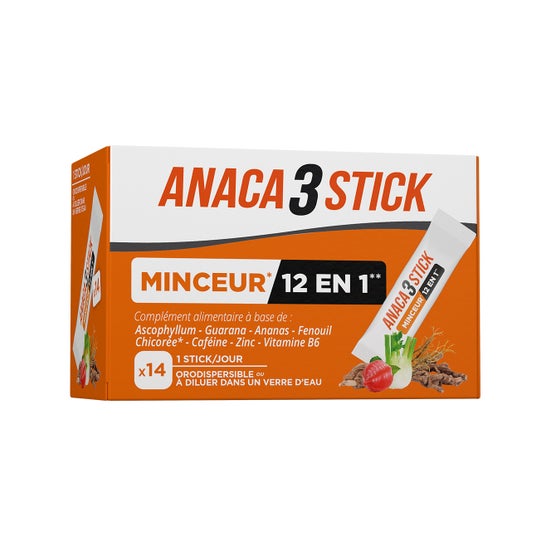 Anaca3 Stick Minceur 12 en 1 14 Sticks