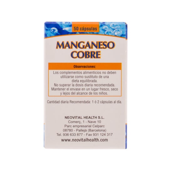 Néo Manganèse-cuivre 50caps