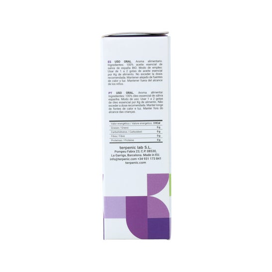 Sauge d'Espagne Bio 10ml Huile Essentielle