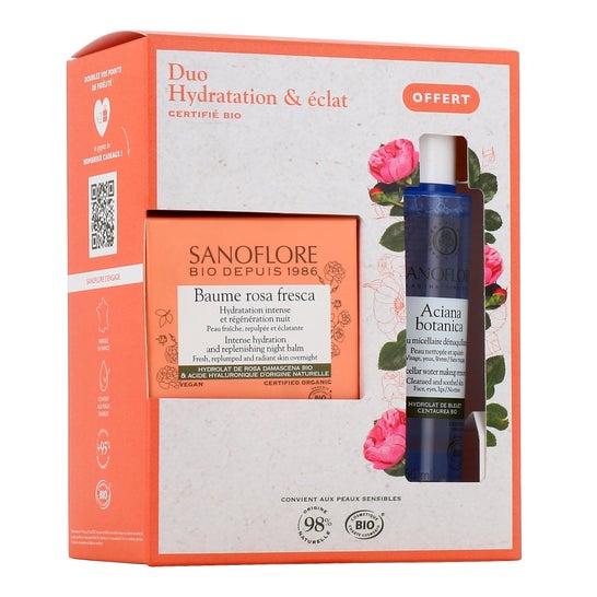 Sanoflore Coffret Baume Rosa Fresca + Eau Micellaire
