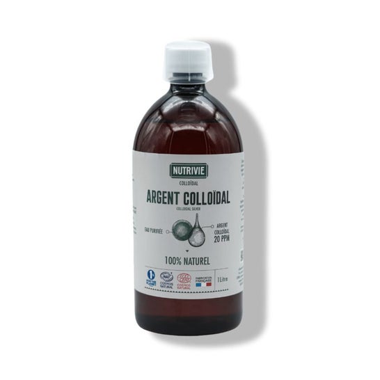 Nutrivie Aquasilice Colloidal 20 Ppm 100% naturel 1000ml