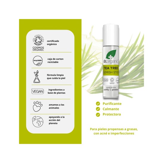 Dr.organic Tea Tree Blemish Stick 8ml *
