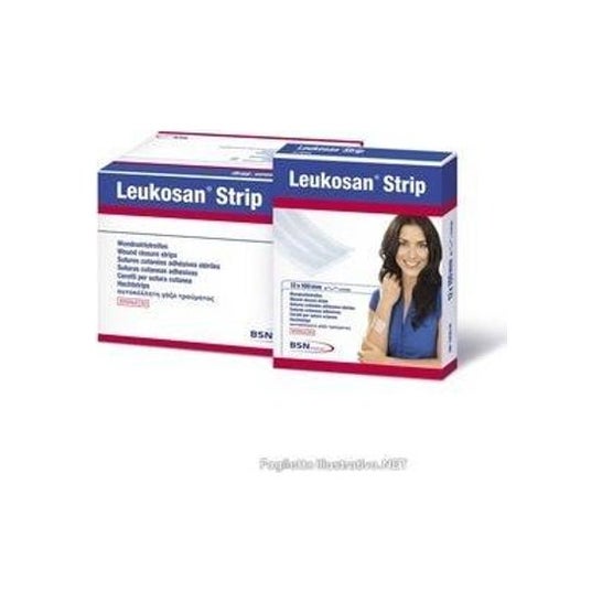 Leukosan Strip Sutura Cutanea Esteril 9 Tiras 2 *