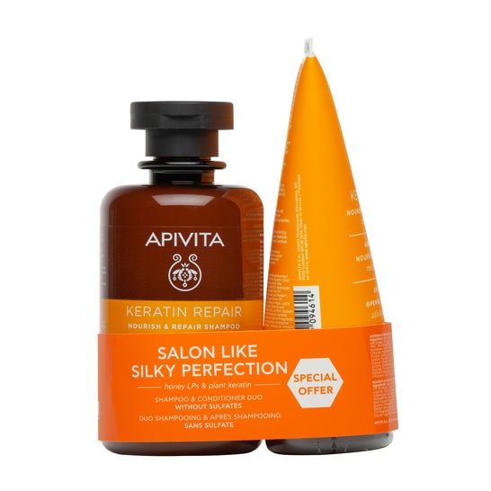 Apivita Pack Keratin Repair Shampooing + Après-Shampooing