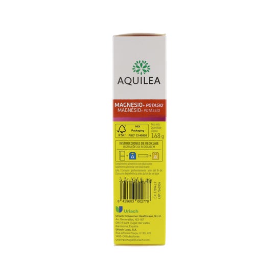 Aquilea Magnésium + Potassium 28 Comprimés Effervescents