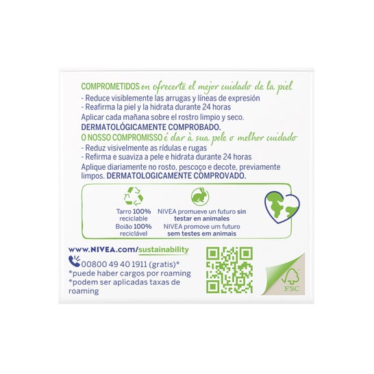 Nivea Naturally Good Crème de jour anti-rides 50ml