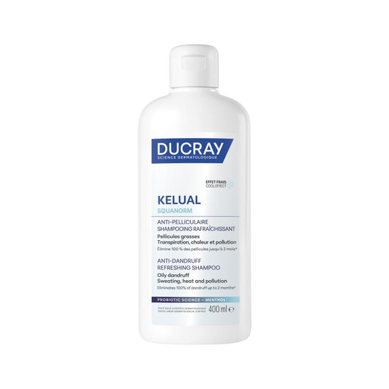 Ducray Kelual Squanorm Anti-pelliculaire Shampooing Rafraîchissant 400 ml