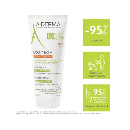A-Derma Exomega Control Lait Émollient 200ml