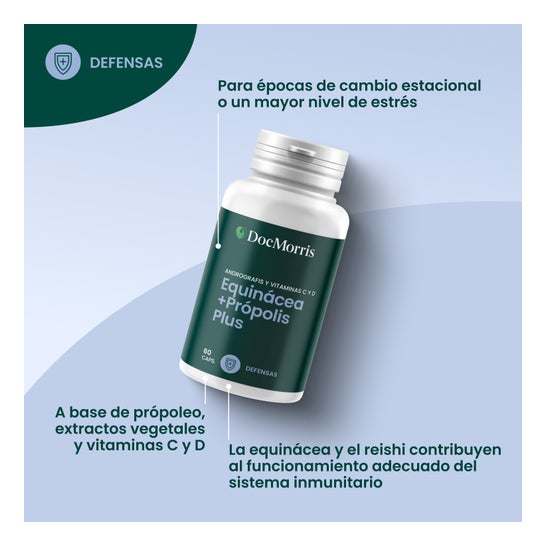 DocMorris Echinacée + Propolis Plus 60 Gélules