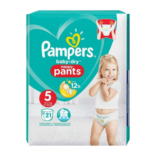 Pampers Baby-dry Couches Taille 5 12-17kg 21 Unités