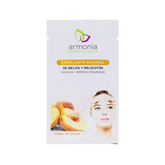 Harmony masque exfoliant visage masque naturel pêche et pêche 10g