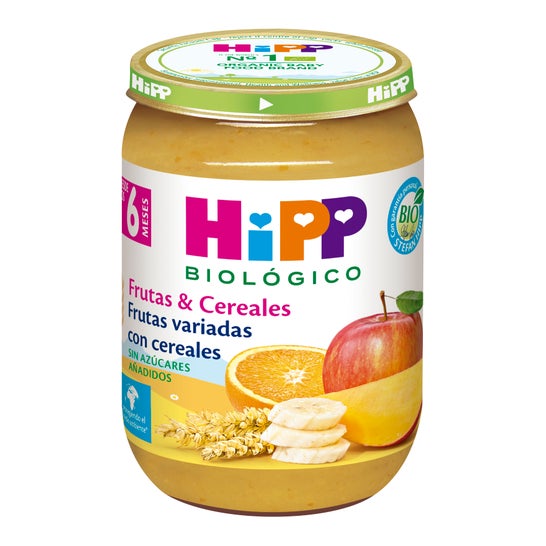 Hipp Potito De Fruits Assortis Avec Céréales +6M 190g