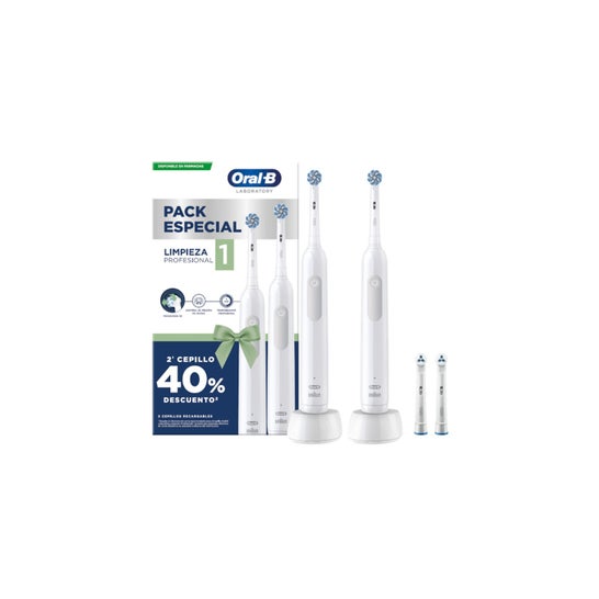 Oral-B Duo Brosse Dents Électrique Professionnelle 2uts
