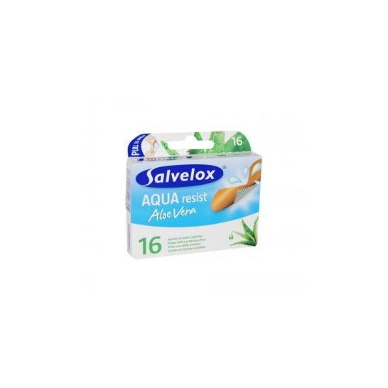 Salvelox Aqua Resist pansement adhésif à l'aloe vera 16 Unités
