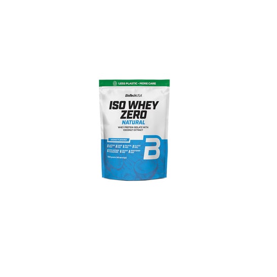 BioTech USA Iso Whey Zero Lactose Free Natural Noix de Coco 1000g