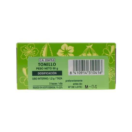 El Naturalista infusion de thym 50g