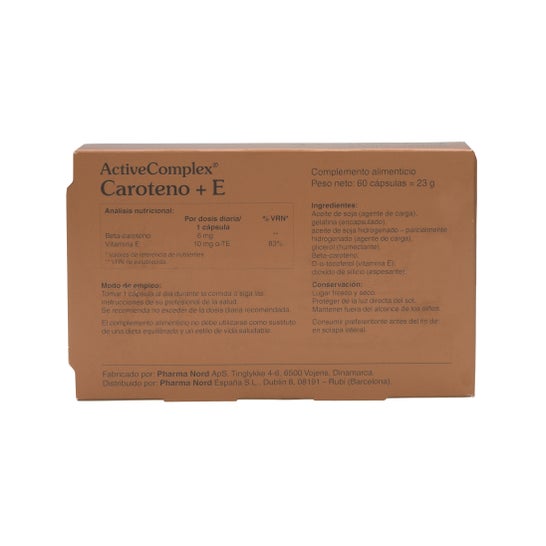 ActiveComplex® Carotène + E 60caps