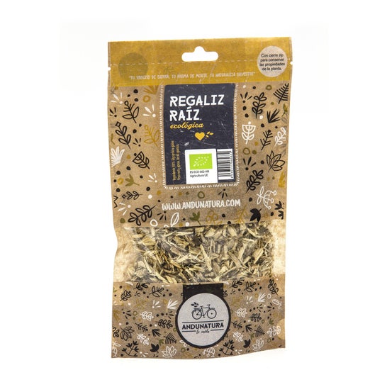 Sac de racine de réglisse d'Andunatura Kraft ECO 60gr