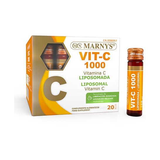 Marnys Vit-C 1000 Vitamine C Liposomada 20 Flacons