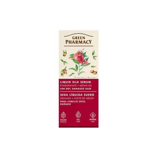 Green Pharmacy Sérum Soie Liquide Grenade Huile d'Argan 30 ml