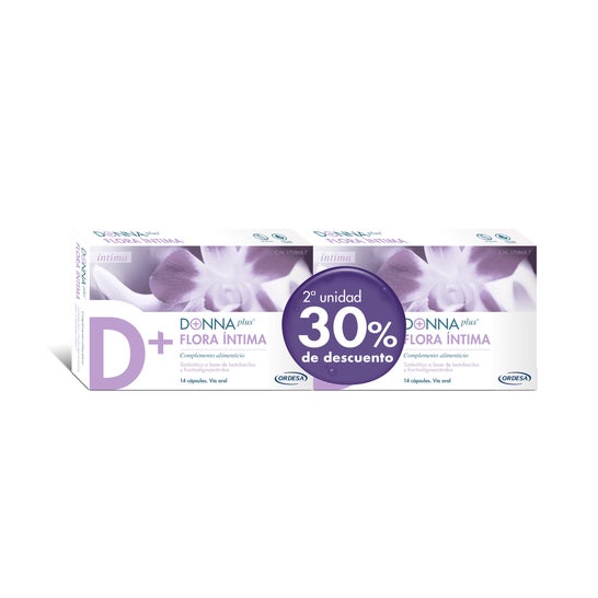 DonnaPlus+ Flora Íntima  2x14caps