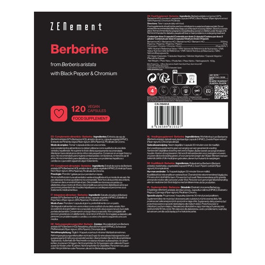 Zenement Berberine 120caps