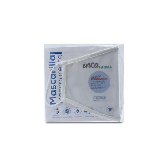 Inca Farma Masque Transparent Blanc Junior 1 Unité