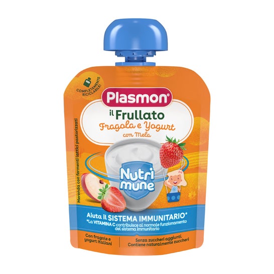 Plasmon Nutri-Mune Fraise Yaourt Pomme 85g