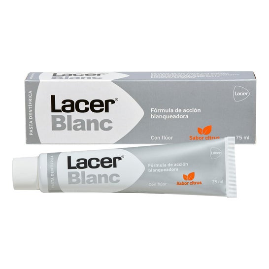 Lacer™ Blanc Plus dentifrice blanchissant aux agrumes 75ml