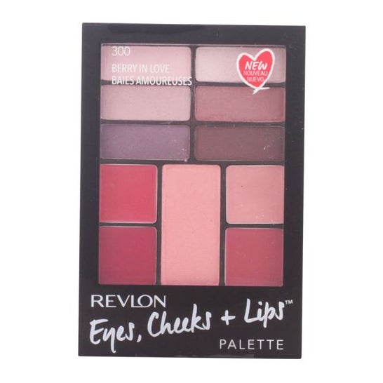Revlon Eyes Cheeks Palette + Lips 300 Berry In Love 1pc