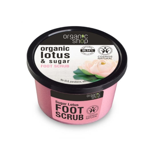 Organic Shop Lotus Sugar Foot Scrub 250ml