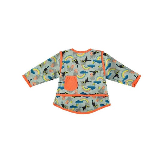 Close Bavoir avec Manches Toucan Taille XXL 1ut