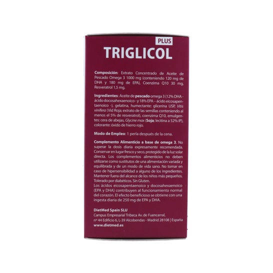 Dietmed Triglycol Plus 60 Perles